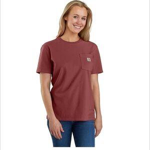 Carhartt Red  T-Shirt Size Small Loose Fit